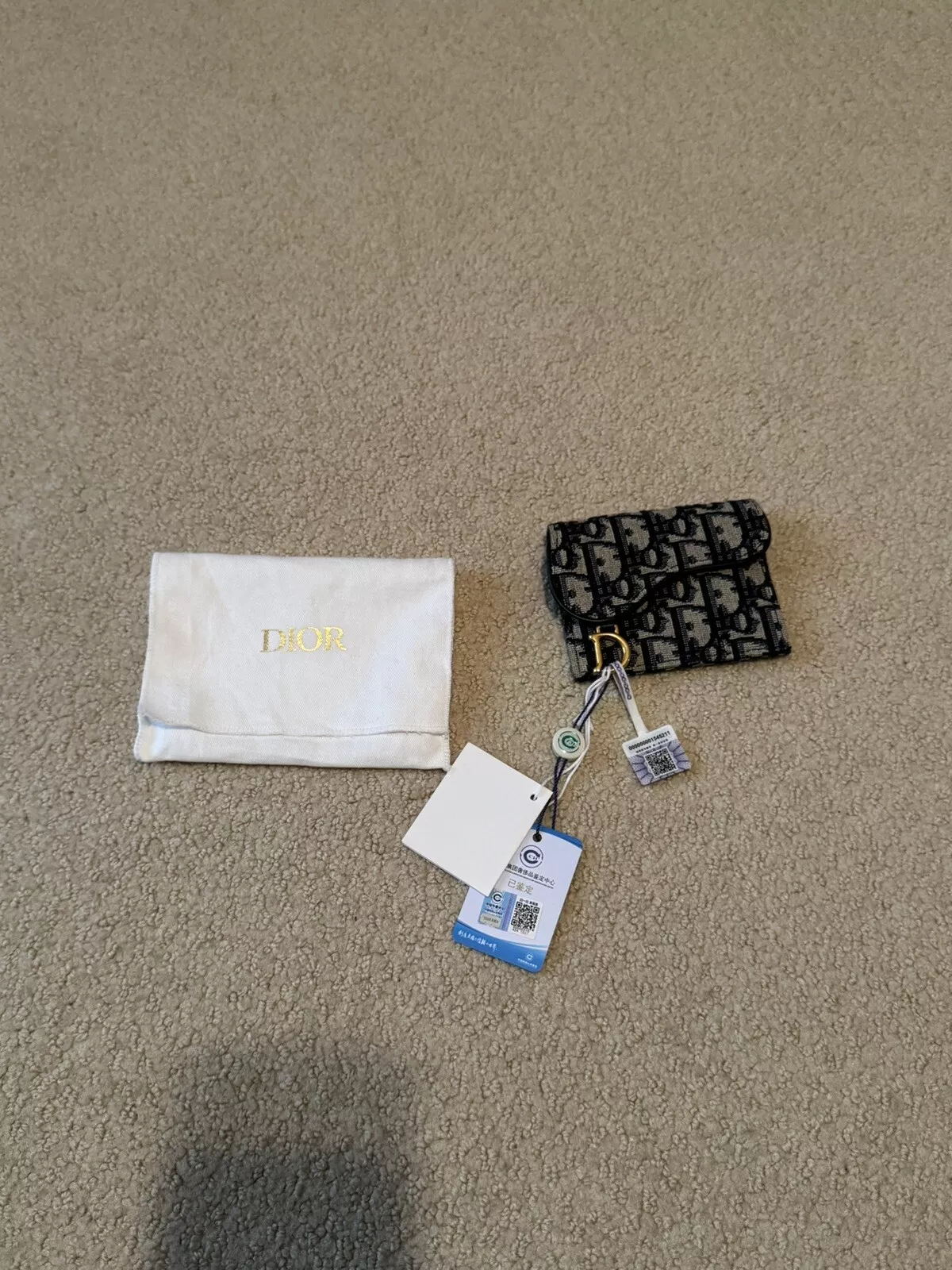 Porte carte Christian Dior Selle Bloom