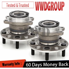 Pair Rear Wheel Hub Bearings For 2007-2017 Jeep Compass Patriot AWD 4WD 5Lugs