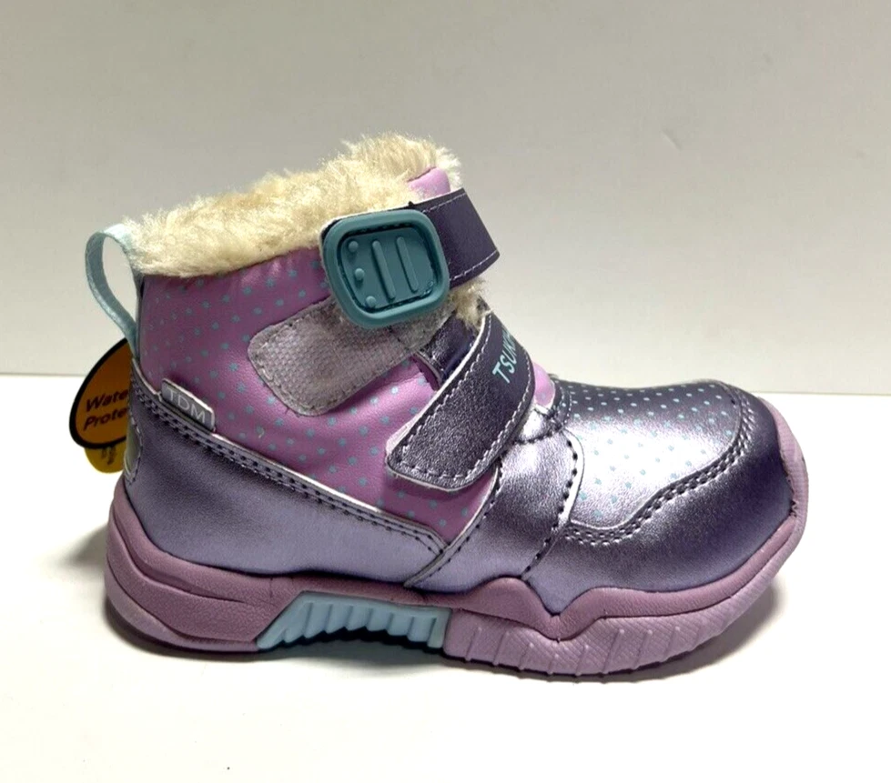 Tsukihoshi Girls Igloo Snow Boots Purple Size 8 M