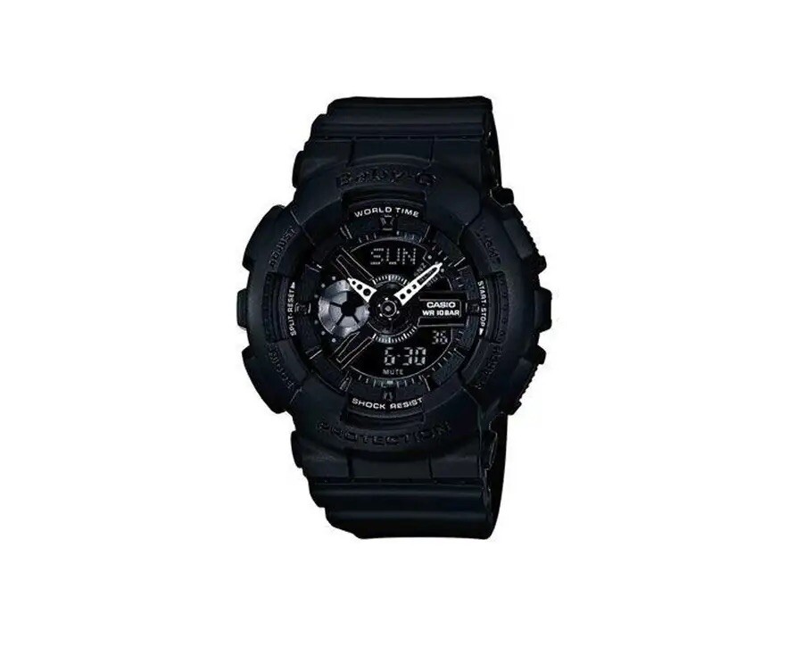 Casio Baby-G Analogue/Digital Black Beach Travel Series BGA250-1A