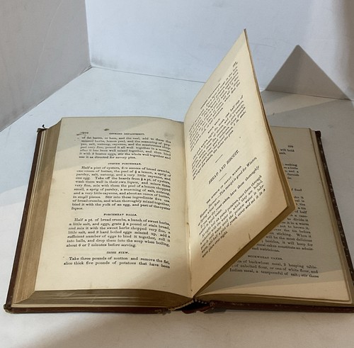 Antique Book 1876 Archdeacon's Kitchen Cabinet Old Lost Recipes Culinary Chef - Picture 11 of 20