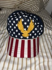 Donald Trump MAGA Official Hat Freedom American Flag Eagle Cali-Fame Made in USA