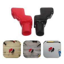 1 Pair Battery Terminal Covers, Soft Positive and Negative Cable Covers -