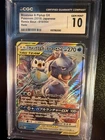 Blastoise & Piplup Pokemon (2019) Japanese Remix Bout - 016/064 CGC Gem Mint 10