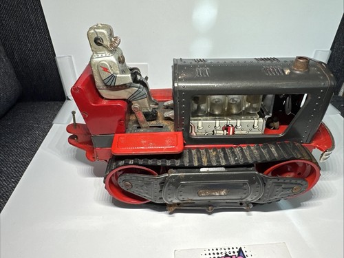 Vintage 1950’s NOMURA JAPAN #1200 Piston Robot Tractor (PRE-OWNED) Not Working - Picture 3 of 12