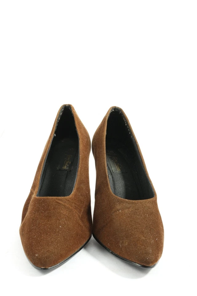 YOUNG FASHION Zapatos de punta Mujeres Tacones Talla EU 41 marrón elegante - Imagen 2 de 4