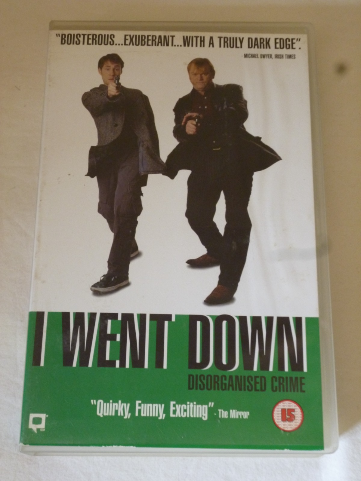 I WENT DOWN Disorganised Crime Big Box VHS Video Cassette 1997 Brendan Gleeson