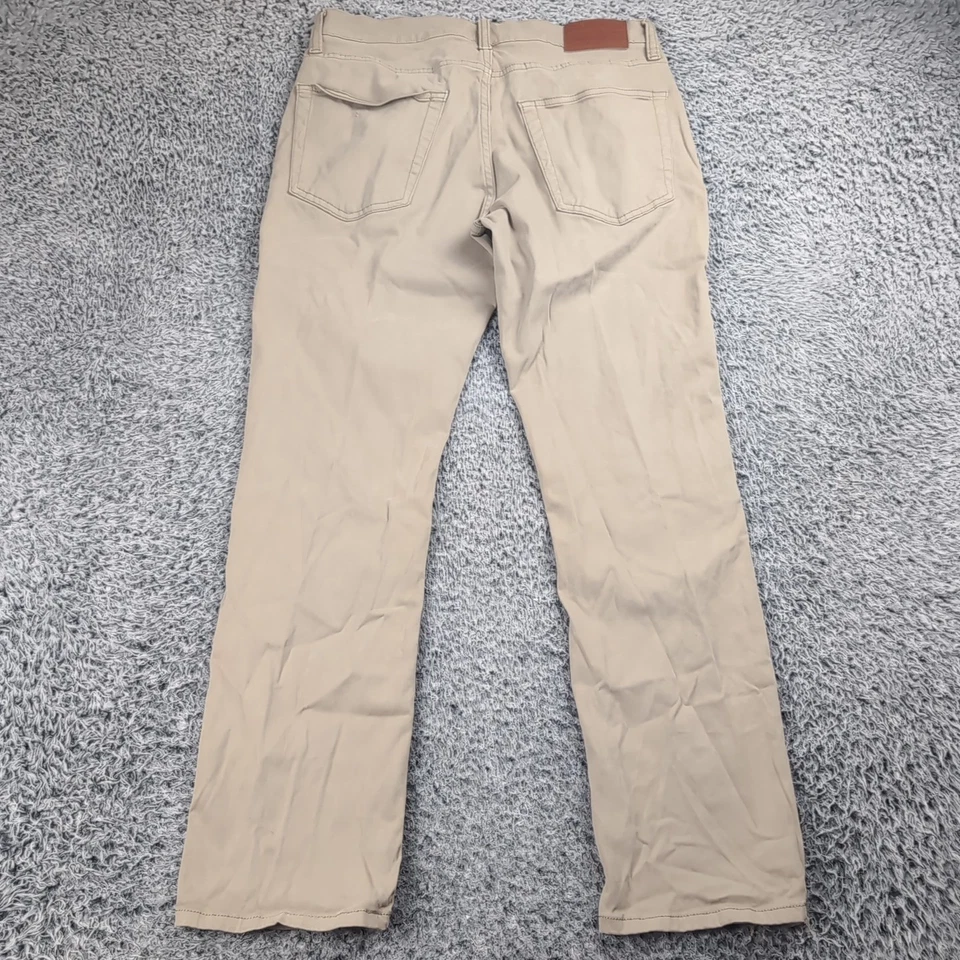 Lucky Brand Jeans Men 31x30 Beige Normcore 223 Straight Grunge Stretch Chore - Image 2 of 4