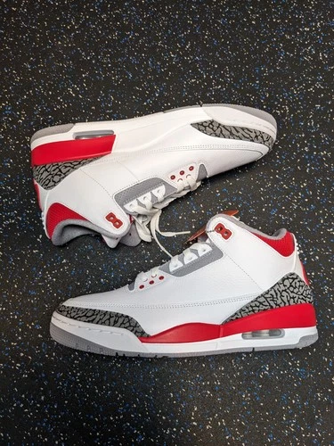 (DS) Nike Air Jordan 3 'Fire Red' (2022) - Size 9.5US - DN3707-160