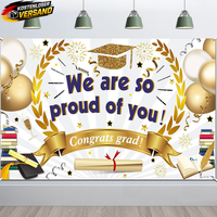 Howaf Groß Banner We Are So Proud Of You Abschluss Deko 2026 ABI Abitur Deko, Gr