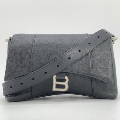 BALENCIAGA Downtown 736472 2-Wege-Schulter-Clutch Umhängetasche Riemen...