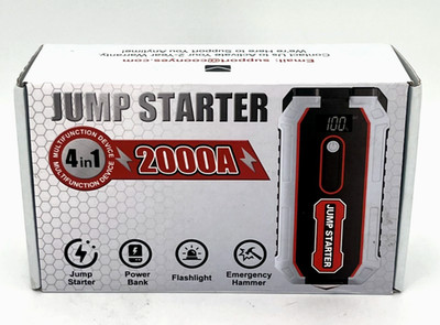 NEW 2000A Portable Car Jump Starter Battery Booster Power Bank Charger LED