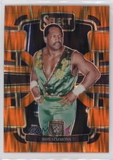 2024 Panini Select WWE Concourse Orange Flash Prizm Faarooq Ron Simmons HOF 02l5