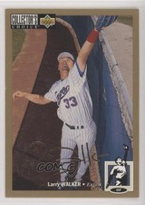 1994 Upper Deck Collector's Choice Gold Foil Signature Larry Walker HOF 1nf5