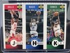 Michael Jordan Anfernee Hardaway Shawn Kemp 1996-97 Collector's Choice Mini Card