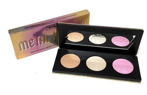 KAT VON D Metal Crush EXTREME HIGHLIGHTER PALETTE 3 Shades NEW IN BOX