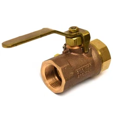 Perko Boat Inline Ball Valve 0825006PLB | 1 Inch NPT Bronze