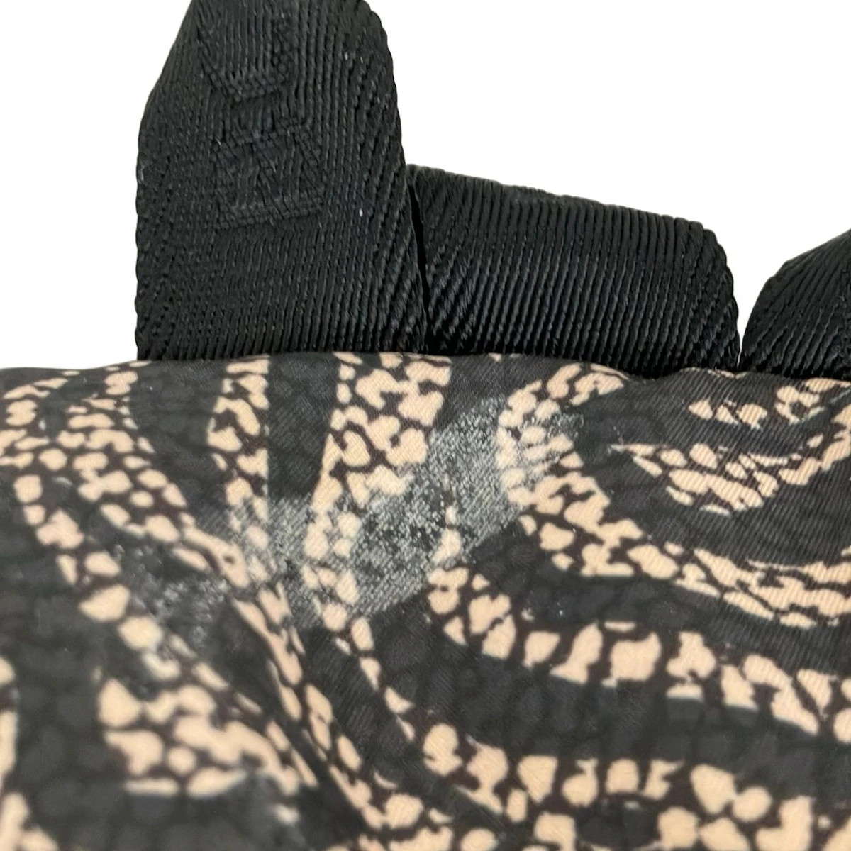 BORBONESE - Black Beige Nylon Backpack - image 9