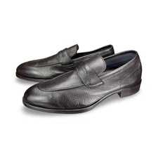 Di Bianco Men’s Shoes Brera Deerskin Classic Penny Made In Italy 9.5 D US $895