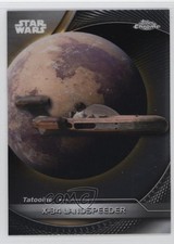2025 Topps Chrome Star Wars Hyperspace Tatooine X-34 Landspeeder #100 17vo