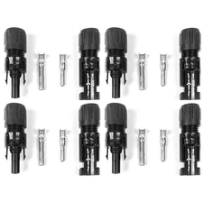 Staubli MC4 PV Solar Panel Cable Connector 4 Pairs - Made in USA