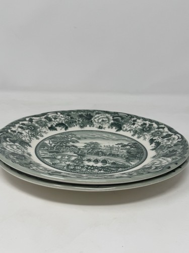 2er Set Legend British Heritage Italio Belmont grüner Steingut Salat 8 Zoll NEU - Bild 16 von 17