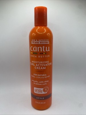 Cantu Moisturizing Curl Activator Cream with Shea Butter for Natural Hair, 12 fl