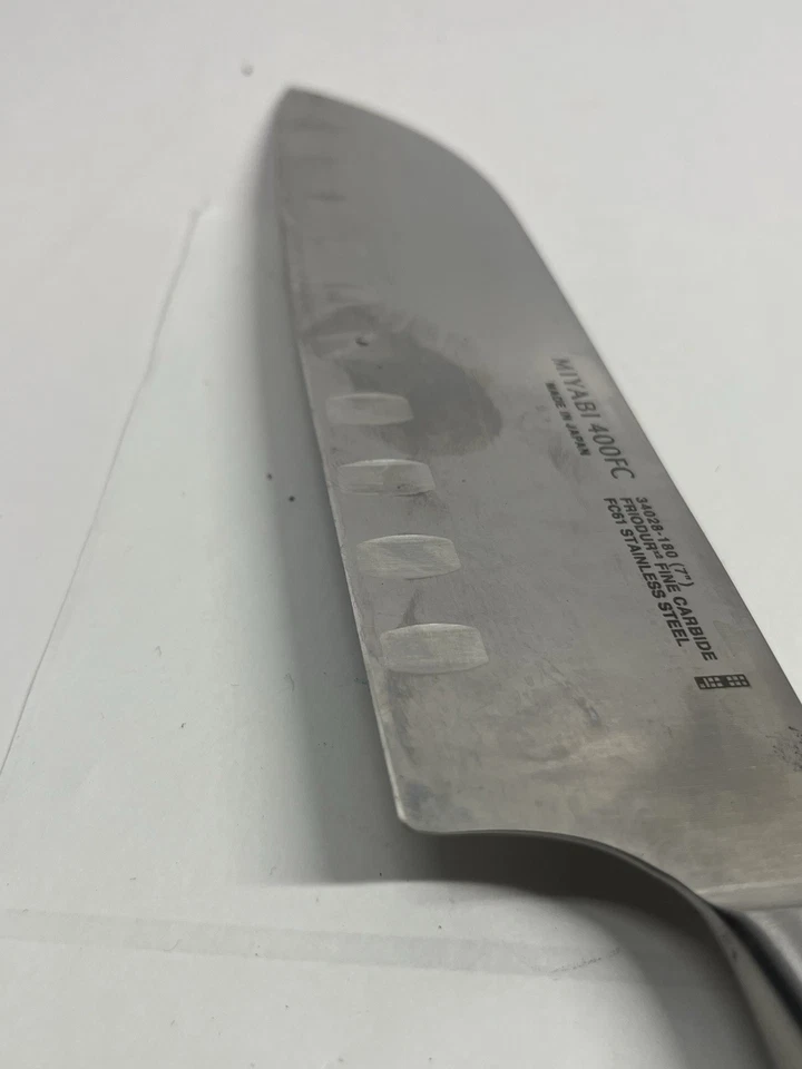 Faca Santoku MIYABI 400FC FC61 7 polegadas faca de chef, aço inoxidável 34028-180 - Imagem 4 de 4
