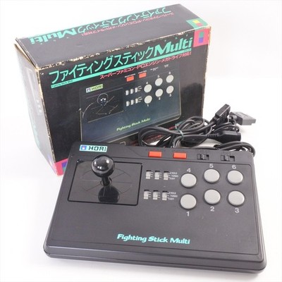Mega Drive-Super Famicom-PC Engine-HORI Fighting Stick Multi Controller Boxed 25