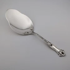 Alvin Morning Glory Sterling Silver Solid Pie Server - 8 7/8" - No Monogram