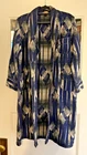 Vintage 1940's Boyville Sears Robe Fits Small Man  Medium Woman Blue Beacon