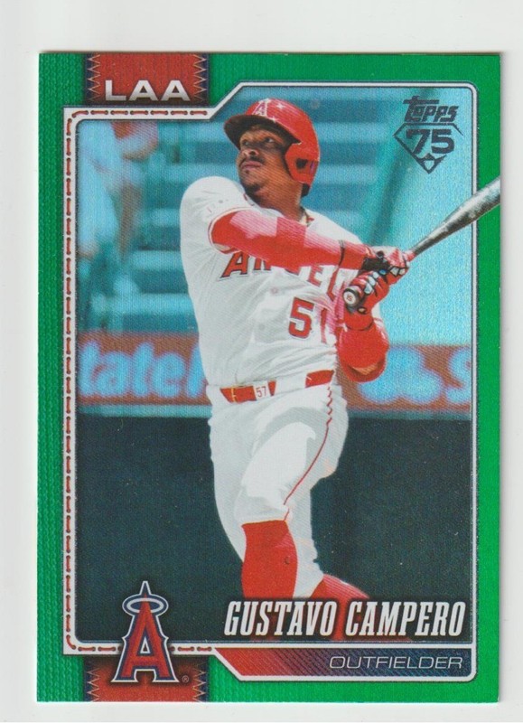 2026 Topps Gustvo Campero Green Holofoil 21/99