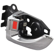 Interior Door Handle For 2001-2006 Hyundai Santa Fe Front Driver Chrome Plastic