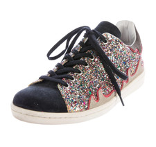  777  TOILE ISABEL MARANT Gilly Glitter Low-Top Sneakers Sz 8 US - 39 EU
