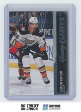 2021-22 Upper Deck Young Guns Simon Benoit #228 Anaheim Ducks