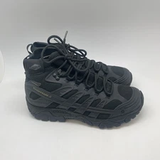 Merrell Boots Mens 8 Tactical Waterproof Toughframe Black Hiking Moab Velocity