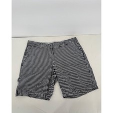 Crown  Ivy Striped Shorts Women's Blue  White Summer Casual Sz 10