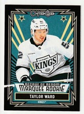 2025-26 OPC Taylor Ward Black Retro Marquee Rookie RC #580, 78/100 LA Kings mint