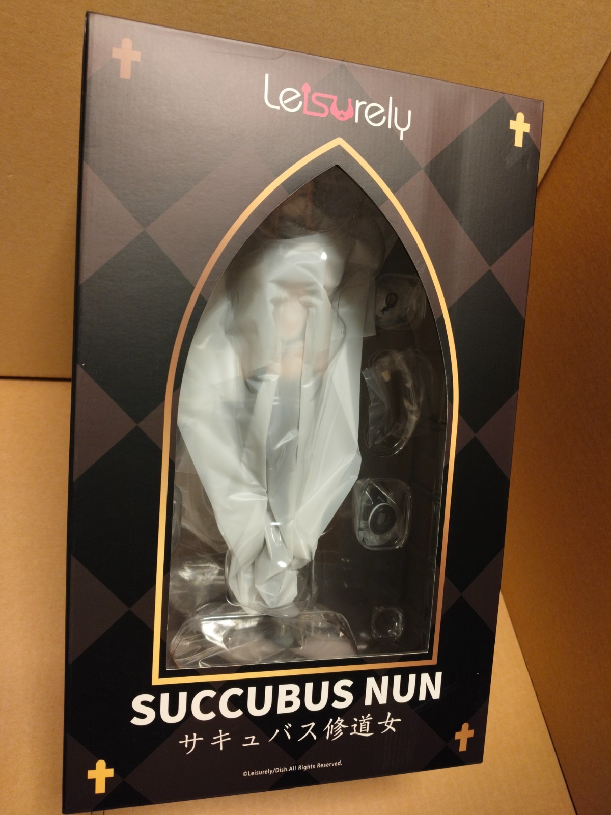 SUCCUBUS NUN BY DISH DELUXE EDITION 1/7 FIGURE (LEISURELY) + BONUS NEW SEALED