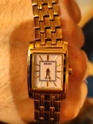 Vintage Seiko Tank solar v115 gold plated watch