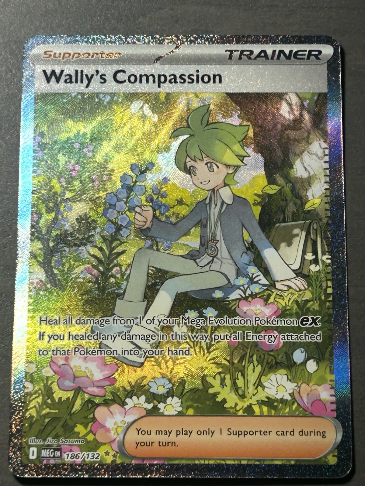 Pokémon TCG Mega Evolution Wallys Compassion SIR 186/132 Near Mint Holo
