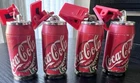 4 Coca-Cola Weighted Tablecloth Holders With Clips Vintage Collectable
