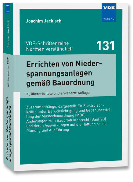 Errichten Von Niederspannungsanlagen Gemäß Bauordnung | Joachim