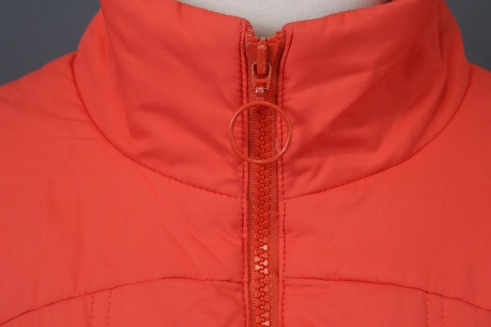 Lacoste Pink Long Sleeve Full Zip Logo Quilted Jacket Size 42 - Image 4 of 4