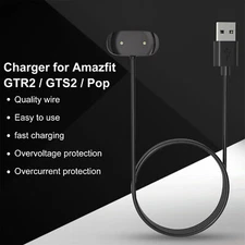 USB Charging Cable Smartwatch Charger Adapter for Amazfit GTR2 / GTS2 / Pop