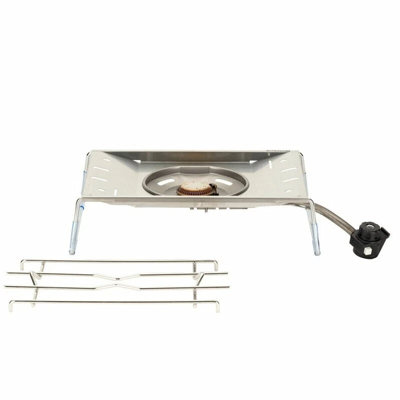 Snow Peak Flat Burner Silver GS-450R Camping CookWear New - Image 4 of 4