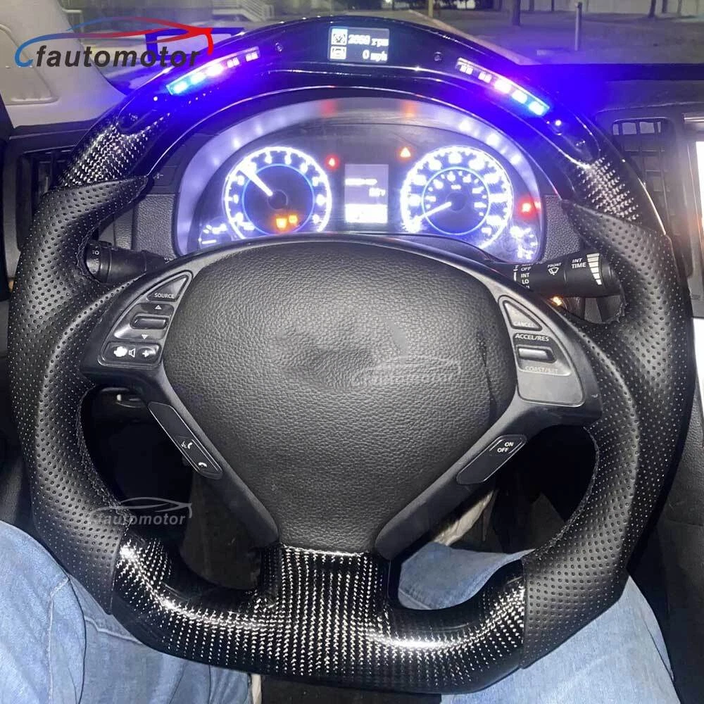 G37 carbon fiber steering wheel trim deals