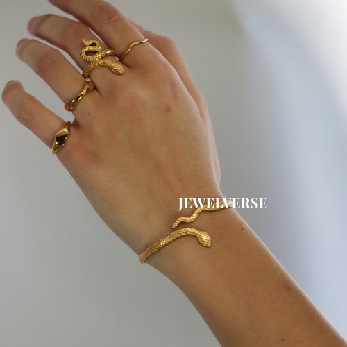 Non Tarnish Gold Bangle Bracelets - Foto 7