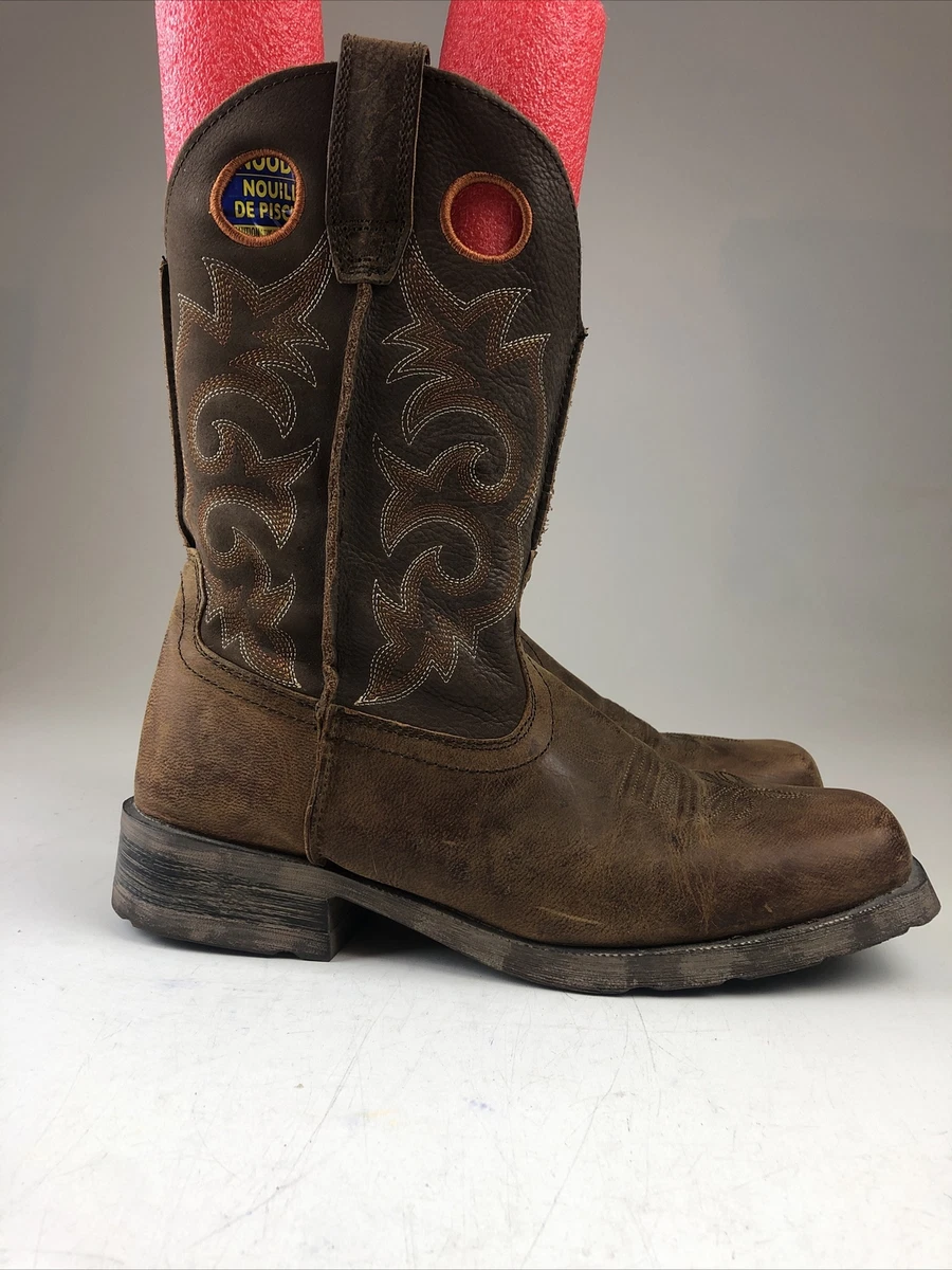 Square toe pull on boots clearance