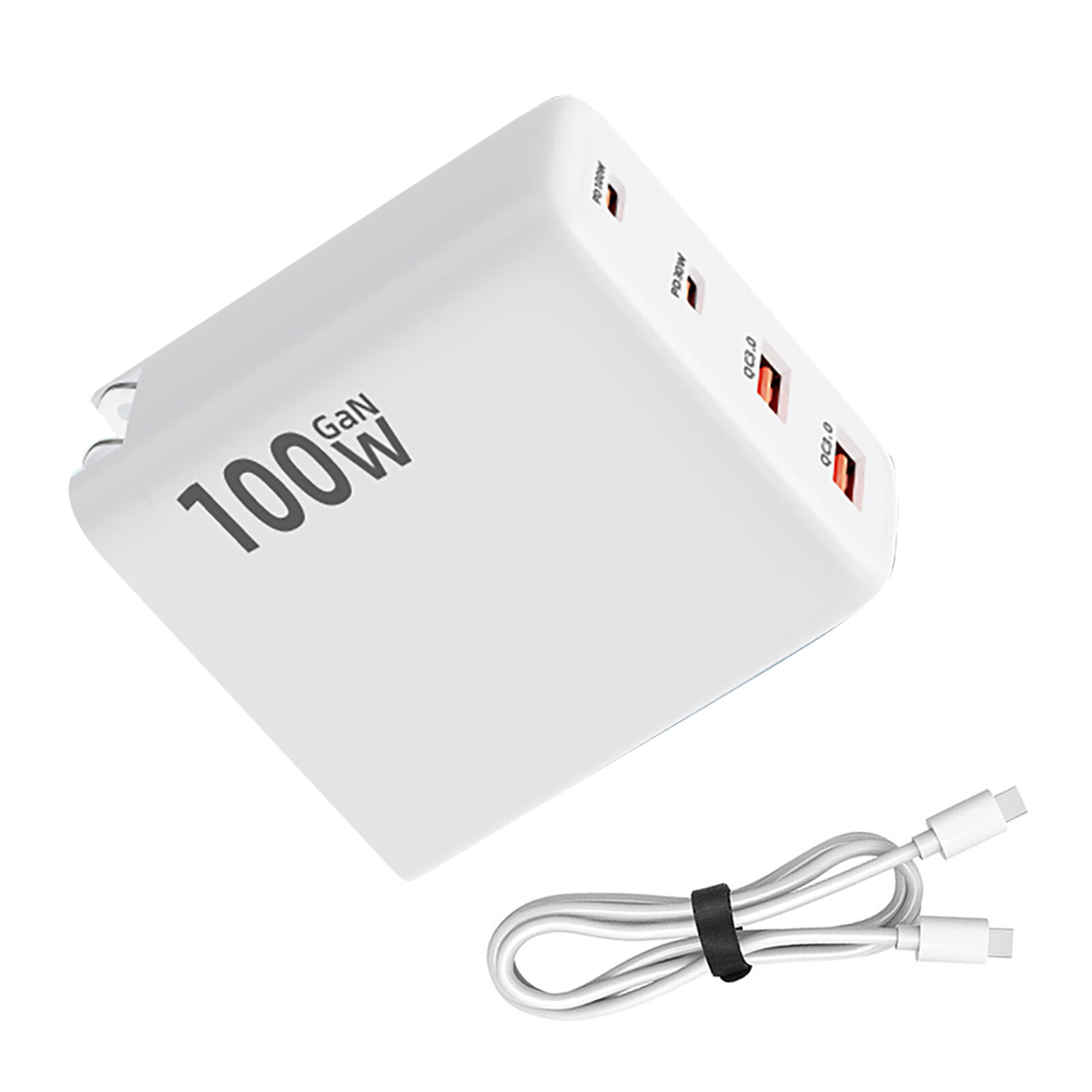 4-Port 100W USB-C Fast Charger for DJI Drones Cameras Phones-image